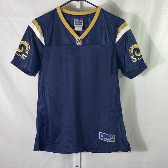 NWT LA Rams NFL Pro Line Jersey - Womens Size S - Blue/Gold - Picture 1 of 3